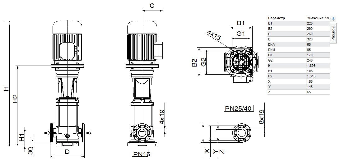 DAB NKV 32/9 T - IE3