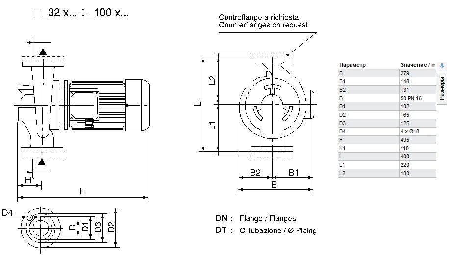 DAB CM 50-1420 T - IE3