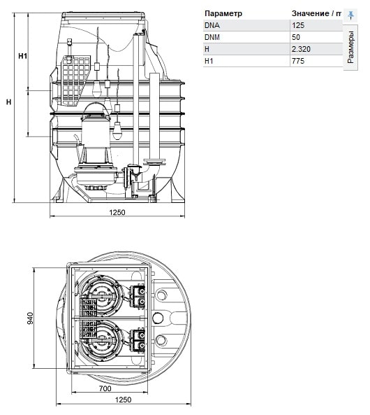 DAB FEKAFOS 2200 MAXI-DN50